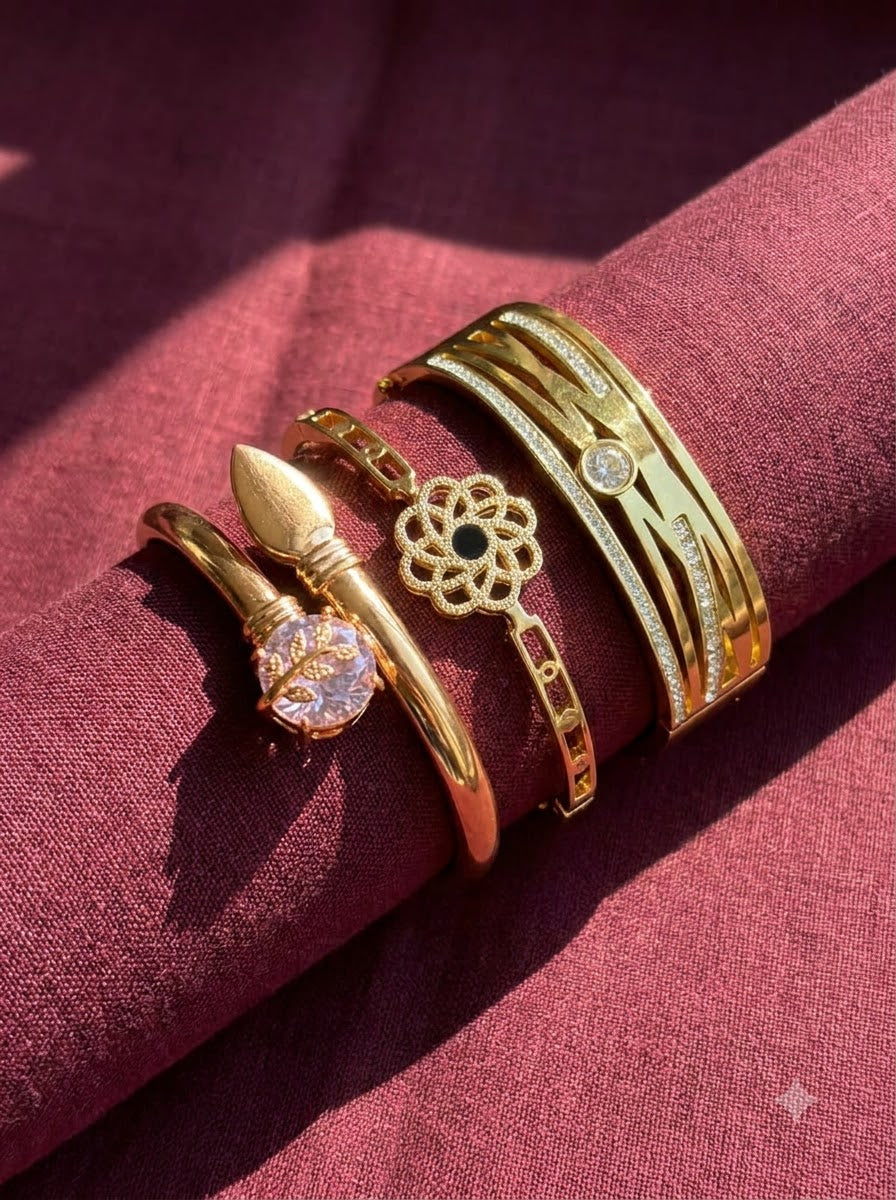 Floral Crystal Stack