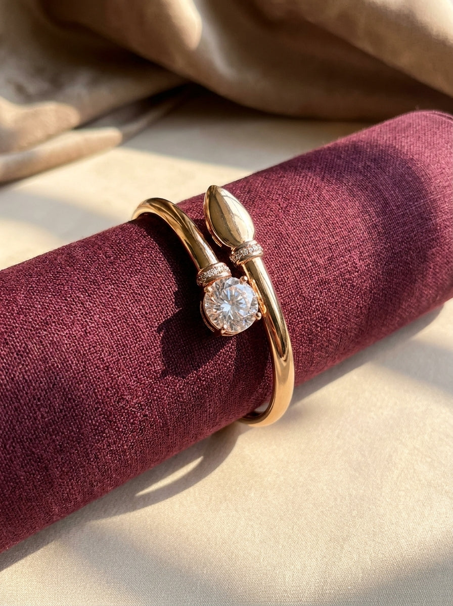 Crystal Bloom Cuff