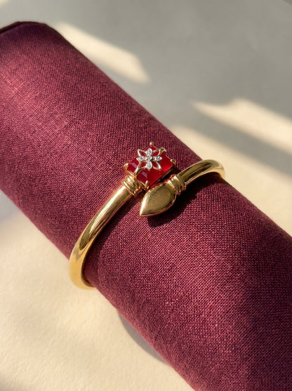 Ruby Bloom Cuff