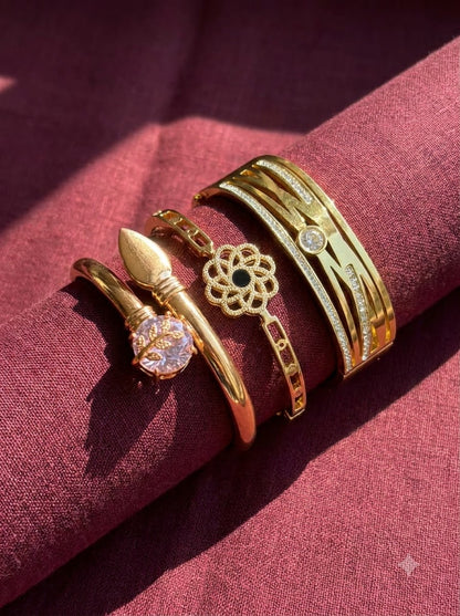 Floral Crystal Stack